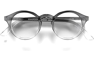 LONDON MOLE Eyewear - Graduate Blue Light Blocking Glasses - Occhiali rotondi - Cool Blue Light Glasses - Anti-headache - Occhiali per computer - Occhiali da gioco - Unisex per uomo/donna