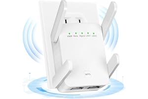 XTOERBUY WiFi Extender, 2024 Newest WiFi Repeater and Signal Can Cover up to 8470Sq.ft, WiFi Extenders Signal Extenders for Home, Repeater with Ethernet Port & Access Point, 1-Tap Setup, 2.4GHz (White)