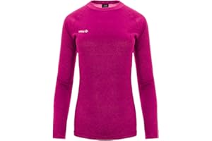 Izas - Camiseta Técnica para Mujer con Tecnología Dry Fit - Camiseta Deportiva Manga Larga con Hydrospeed Que Expulsa el Sudor a la Superficie y Mantiene Seca la Piel - Nelion Negro - Tallas XS a XXL