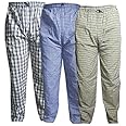 Digital SHOPEE Men's Regular Fit Cotton Checkered Casual Pyjama Lower Pant (Color-Multicolor) Pack of 3 Size-X-Large
