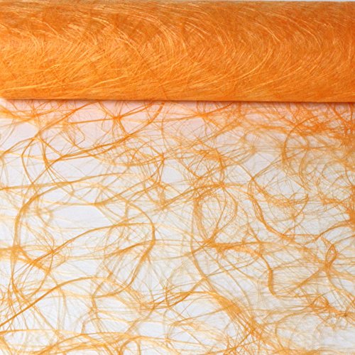 Sizoweb Tischband Apricot 25 Meter lang 20cm breit