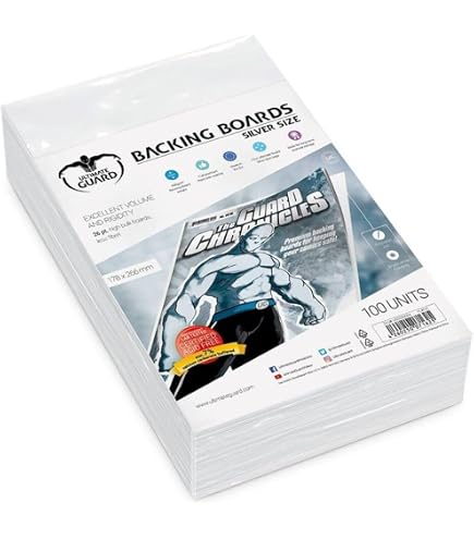 Ultimate Guard – Sacs De Protection Pour Bandes Dessinées – Format Standard, Transparents, 100 Pièces