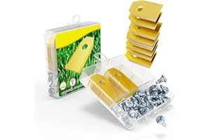 GENERISCH 36Stück Ersatzmesser Für Navimow i105E/i108E/H500E-VF/H800E-VF,Mähroboter Messer mit Titan-Beschichtung, inkl. Schrauben,Ersatzklingen Für Roboter Rasenmäher,Roboter Rasenmäher Klingen