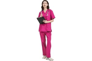 Misemiya Unisex blus uniformer set - medicinsk uniform med topp och byxor - Ref.6801-6802