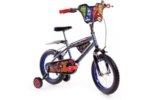 Huffy Kids, Avengers 14 inch Bike con Stabilizzatori Ragazzi, Grigio, 35,5 cm