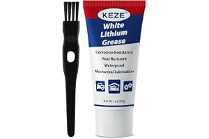 Keze White Lithium Grease Tube Automotive Grasa De Litio Car Door Lubrication Grease with Brush NLGI 2 Anti-rust and Waterpro