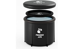 Frozen Ape XL Ice Bath 450L, Ice Bath Outdoor 90cm, Insulated, Premium Ice Bath Tub, Cold Water Therapy Large