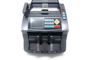 PLANET SHOP Conta Banconote Per Tagli Diversi Rilevatore Soldi Falsi 1000pz/min