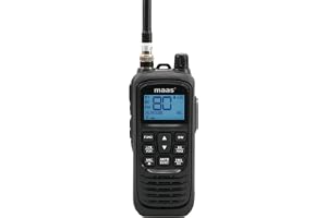 MAAS KCB-H1000 Multinorm CB handhållen radio inklusive batteri + biladapter + 230 V och 12 V laddare