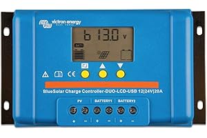 Victron Energy BlueSolar PWM DUO-LCD&USB Contrôleur de charge 20 amp 12/24 volts