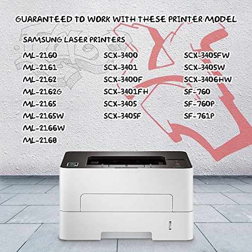 GREENSKY Kompatible Tonerkartuschen Ersatz für Samsung MLT-D101S (1 Schwarz) für Samsung ML-2160 ML-2161 ML-2162 ML-2162G ML-2165 ML-2165W ML-2166W ML-2168 SCX-3400 SCX-3401 SCX-3400F SCX-3401FH SCX-3405 SCX-3405F SCX-3405FW SCX-3405W SCX-3406HW SF-760 SF-760P SF-761P - 8