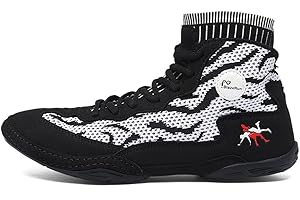 Adoff Ringerschuhe für Männer, professionelle Wettkampftrainingsschuhe, Boxschuhe, atmungsaktive, verschleißfeste, rutschfeste, freie Kampf- und Kampfschuhe