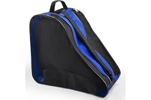 PERFETSELL Mochila para Patines Bolsa Patines para Guardar Patines en Linea Patines de Cuatro Ruedas Patines Roller Patinaje Artistico 3 Compartimentos Bolsa