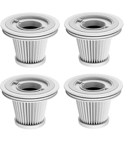 2 Filtres HEPA Lavables Pour Aspirateur MBYULO EHBR-A001-V01 - En ABS Et Tissu Filtrant