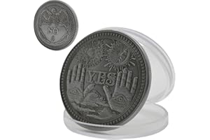Zonster Décision Décision Oui Ou Non Skull Monnaie Commémorative Souvenirs Challenge Collection Collection Coins Art Artisanat Décoration, Bronzé, Taille unique