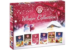GENERICO Pompadour Winter Collection - Confezione Regalo con 30 Filtri di Infusi Invernali Assortiti in 6 Gusti Deliziosi (1 conf.)