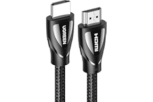 ‎UGREEN UGREEN Kabel 8K HDMI 2.1 Nylon, Obsługuje HDR10+, eARC, 48Gbps, 3D, kompatybilny z 4K TV, PS5, TV Box, PC itp. (2M)