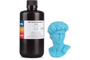 ELEGOO ABS Podobna do Drukarki 3D Żywica LCD Żywica Utwardzana Promieniami UV 405nm Standardowa Żywica Fotopolimerowa do Drukowania 3D LCD/MSLA/DLP 1000g Niebieski