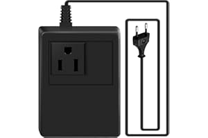 Happysnow Transformador de voltaje 110 V enchufe de la UE (utilizado solo por aparatos eléctricos dentro de 70 W)