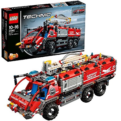 Lego Technic 42068 – “Flughafen-Löschfahrzeug Konstruktionsspiel, bunt