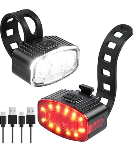 Luce Anteriore Per Bici KELNOW, 9000 Lumen, Ricaricabile USB, Alluminio, IPX6, 20 Ore Di Autonomia - 2