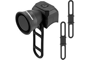 Liameph Bike Horn USB Rechargeable,Bicycle Horn 5 Sound Modes,Bike Horn Kids Ipx4 Waterproof,Bike Horn Loud Universal for Road,Mountain,Kids Bicycles & Scooters,With 2 Black Bicycle Silicone Band