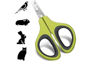 ALINANA Coupe Griffes Chat Professionnels, Coupe Ongle Chat en Acier Inoxydable Pour Lapins Nain, Chat et Petits Animaux