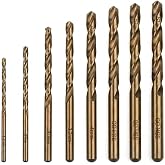 8'li M35 HSS Kobalt Matkap Ucu Seti - Paslanmaz &Ccedil;elik ve Sert Metaller İ&ccedil;in &Ouml;zel Tasarım - 1.5mm'den 6mm'ye End&uuml;striyel Tip U