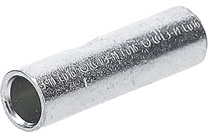 Kalitec L3-M - 10 connettori di testa 16 mm², diametro interno 5,8 mm, lunghezza 27 mm, connettore a compressione con arresto centrale per posizione conduttore e estremità appuntita, rame ricotto