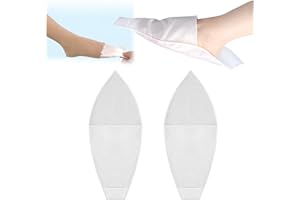 HEVEER Skarpety uciskowe z otwartymi palcami, pomoc w zakładaniu pończoch uciskowych, aplikator dla starszych niepełnosprawnych kobiet w ciąży, 2 sztuki