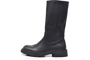 IF FASHION Stivali Stivaletti Anfibi Scarpe Chelsea da Donna Platform Elastico 831