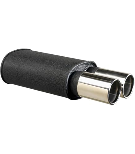 Simoni Racing ESR772 Exhaust Muffler Rounded, Inox