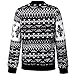 THENICE Women's Digital Print Zipper Lovers Sweatshirts (M, Flower)