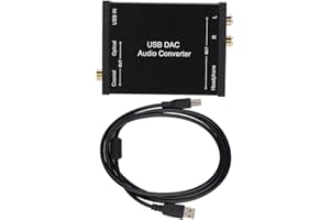 TEROR Tarjeta de Sonido de Audio USB, GV-023 Convertidor de Audio DAC Digital a analógico Tarjeta de Sonido de Audio USB