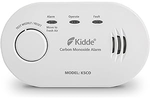 Kidde 5CO Carbon Monoxide Alarm and Detector with AA Batteries - 10 Year Sensor Life CO Alarm for Home