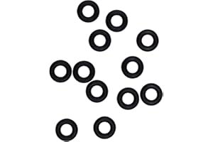 SKIR'CO (40 pz) O-ring in gomma 4 x 2 mm, anelli di tenuta universali, o-ring in gomma nitrilica, rondelle in gomma, anelli di tenuta idraulici