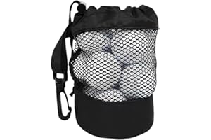 XUKZIMA 1 Pcs Golf Balls Storage Bag Portable Mesh Golf Balls Net Bag Tennis for Storage Baseball Tennis Ping Pong Sports Shoes Carry