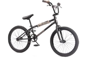 KHEbikes BMX BLACK JACK, 20 pollici, alluminio nero, rotore brevettato Affix 360°, per bambini e ragazzi, super leggera - solo 10,2 kg!