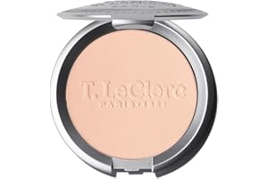 T. LECLERC PARIS 1881 T. LeClerc - Poudre de Riz Compacte - 07 ROSÉ - Poudre teint visage - Poudre compacte Matifiante et Fixatrice Longue Tenue - 0% Talc - Réduit les Boutons - Vegan - Fabriquée en France - 9g