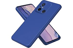WOKEZ Funda para Xiaomi Redmi 12C, Mate Líquida Silicona Funda Protectora para Redmi 12C, Cover Case de TPU Suave con Ultrafina a Prueba de Golpes-Azul