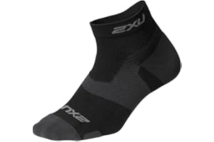 2XU Unisex Vectr Light Cushion 1/4 Crew Socks Vectr Cushion Crew Socks