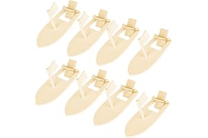 Herefun Holzboot Spielzeug, 8 Stück Holz Segelboot Set Malen DIY, Mini Holz Segelboot Lernspielzeug, Kinder Holzspielzeug Jungen Handwerk DIY Kinderspielzeug Bemalen und Dekorieren