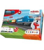Wagon Porte-conteneurs Märklin My World 17 Cm – Conteneur Amovible, Attelage Magnétique – Voie H0 – Dès 3 Ans