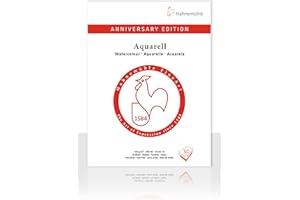 Hahnemühle Bloc aquarelle édition anniversaire 50 feuilles 425 g/m² 24 x 32 cm
