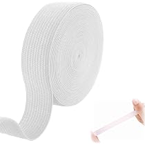Bande élastique 4cm X 5m Blanc - Sangle Couture DIY Pour Vêtements Et Projets Créatifs