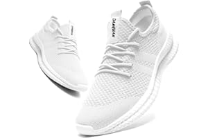 Linenghs Mens Running Trainers Fashion Lightweight Walking Shoes Casual Breathable Gym Tennis Fitness Sport Sneakers