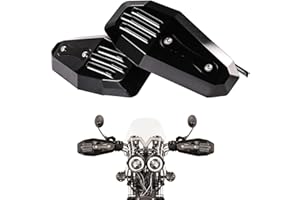 APEBAZY Handguards Dirt Bike Hand Guards Motorcycle Universal Windproof Hand Guards PC Material for MX Motocross Supermoto Racing ATV Quad KAYO Black