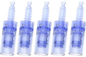 LAZZYBEAUTY Microagujas de Repuesto Dr.pen Ultima A6, Micropunción de 12 Pin para la Pluma de Microneedling Dr.pen Modelo A6, Auténticos Cartuchos Desechables de Microneedle Pen(Agujas de 12 Pin, 5Pcs)