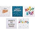 Hallmark Birthday Cards - Multipack of 10 in 5 Type-tastic Designs