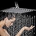 Produktbild PENGFEI Edelstahl Top-Auswurfrohr ultra-starken Boost riesige Dusche Top-auswurfrohr Duschkopf Sprinkler kit regen Sprinkler, quadratisch